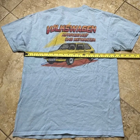 Volkswagen T-Shirt Car‎ Graphic Tee Autoverkauf und Reparatur Size M - Picture 3 of 4